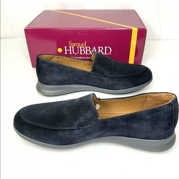 Samuel Hubbard Womens Loafers Shoes Suede Blue - Picture 6 of 7